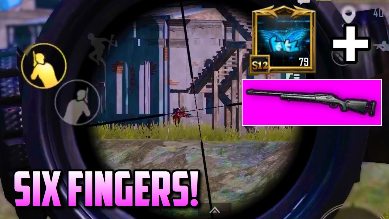 SIX FINGER claw CLUTCHES final circle with SNIPER! | PUBG Mobile Solo vs Squads
