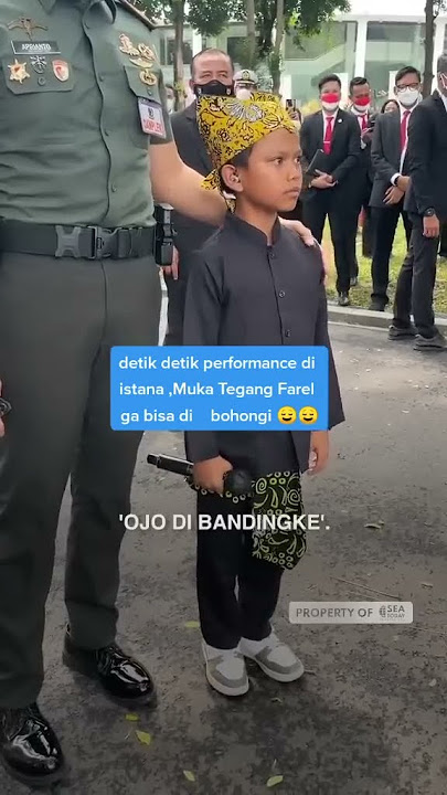 Detik Detik Farel Prayoga Tampil