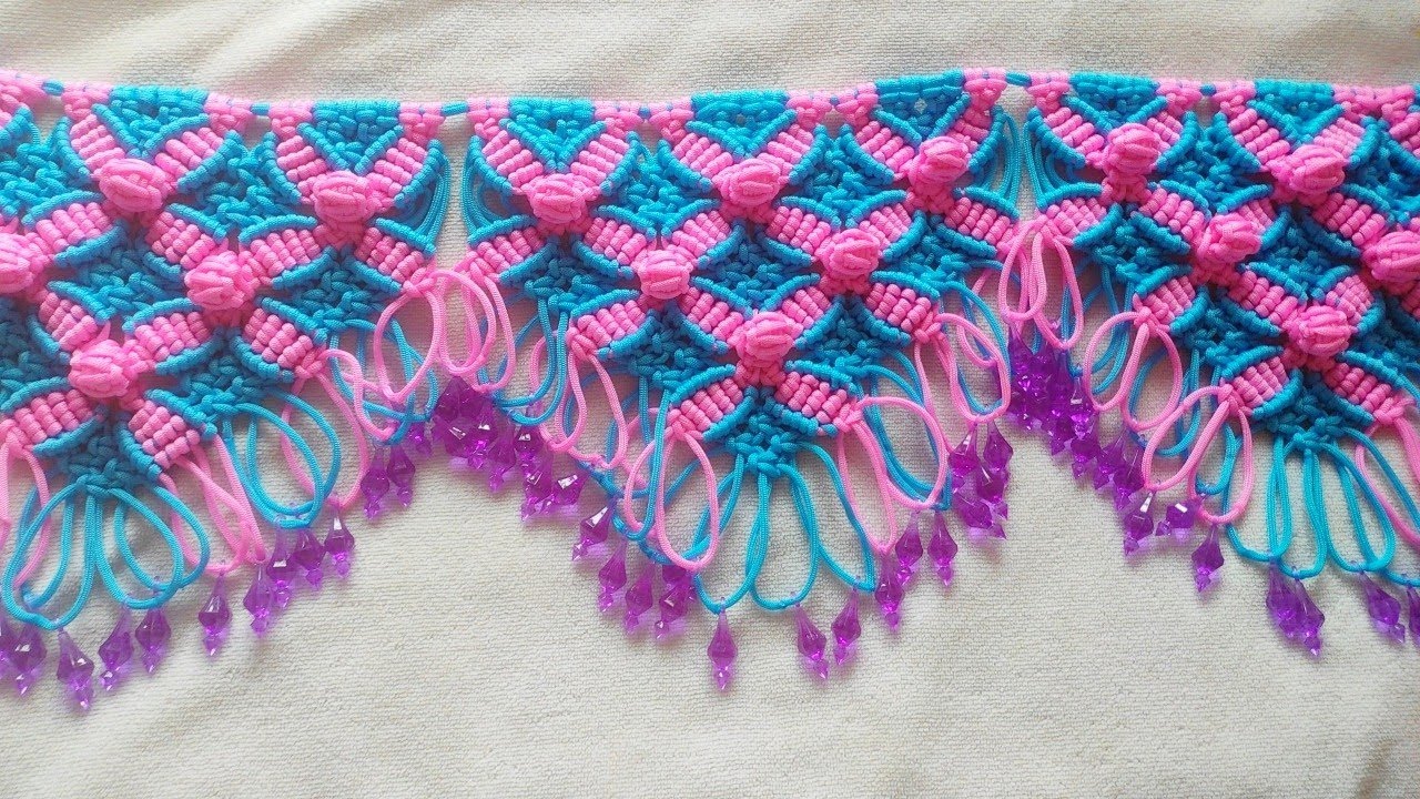 मैक्रम का तोरण।।Macrame Door Toran. Different Design