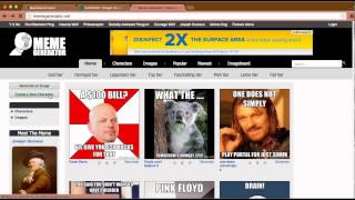How to Make a Meme Using memegenerator.net