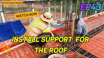 Install support for the roof Ep3 #construction #architecture #design #building #interiordesign