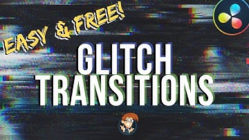 Easy GLITCH TRANSITIONS without Fusion! Davinci Resolve - 8 Minute Friday #37
