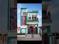 front elevation design 🏘️#map #housedesign #frontelevation2d3d #interiordesign #homedecor