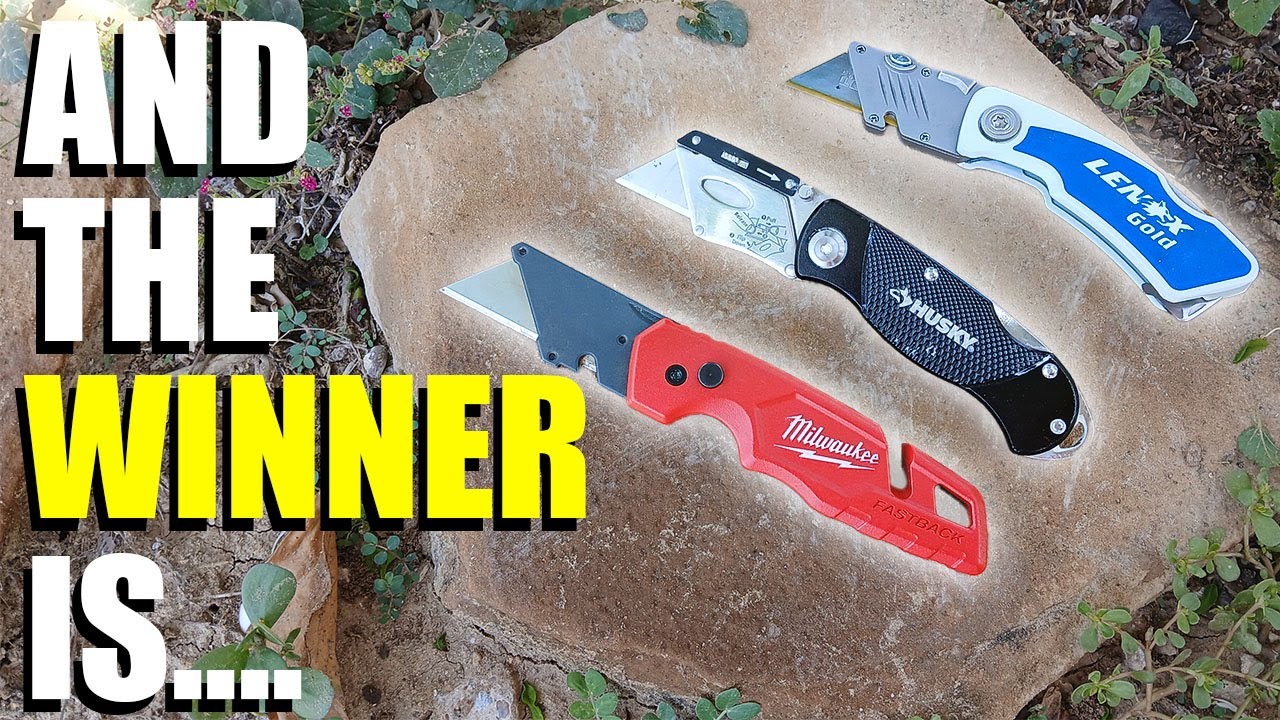 Посмотрите перед покупкой! Milwaukee Fastback, Lenox Gold и универсальный нож Husky. Какой из них...