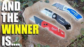 Watch before you buy!! Milwaukee Fastback, Lenox Gold and Husky Utility Knife. Which one is BEST??