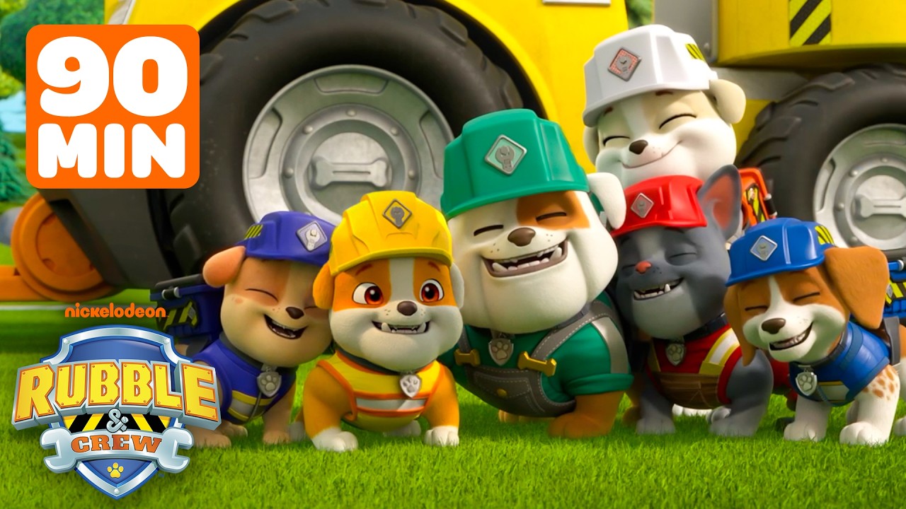 All-New Animal Family Adventures w/ Rubble, Mix, & Wheeler! | Rubble & Crew