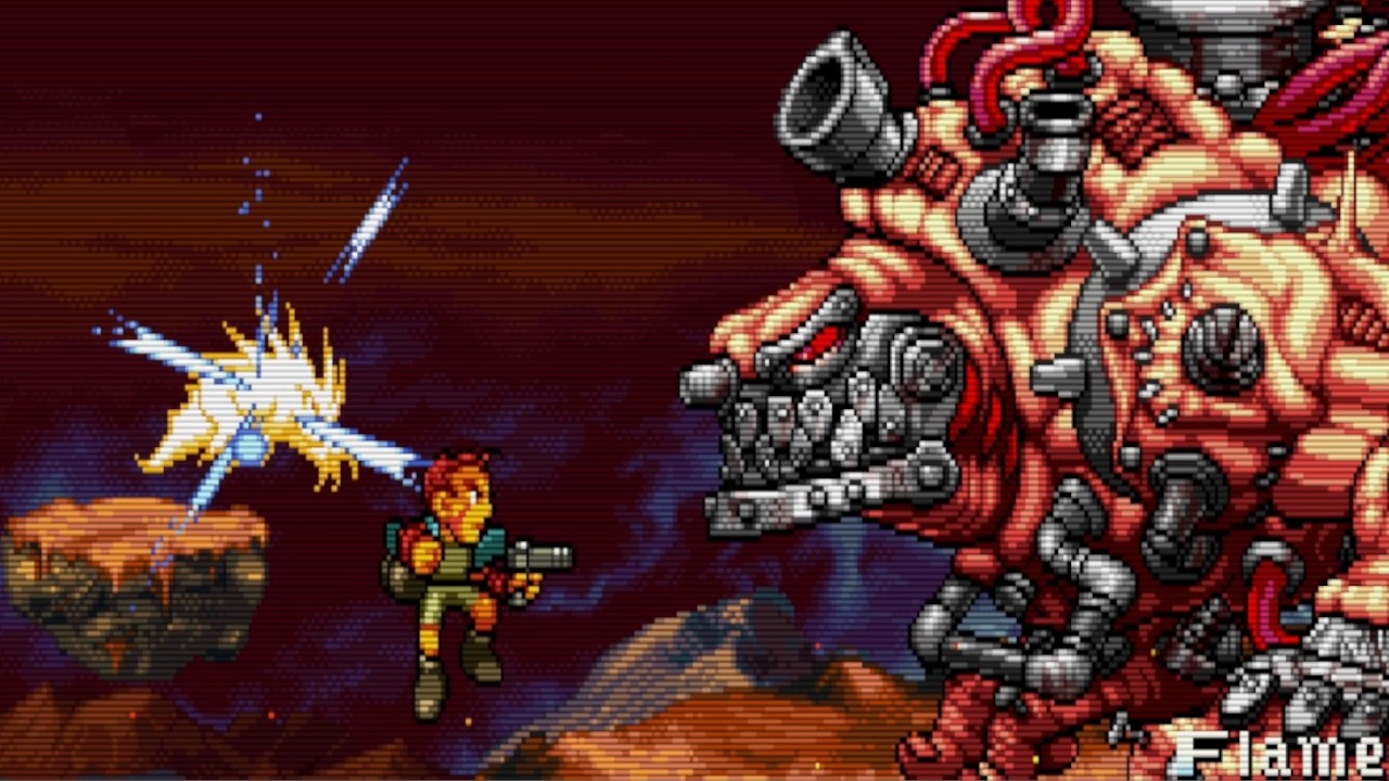 Demon Front (Metal Slug Like) - All Bosses (No Death) & Ending