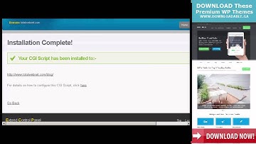 WordPress Tutorial #2 - How to Install WordPress Automatically Using cPanel Fantastico
