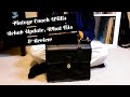 Vintage Coach Willis Bag Review, Rehab Update, & What Fits / WIMB