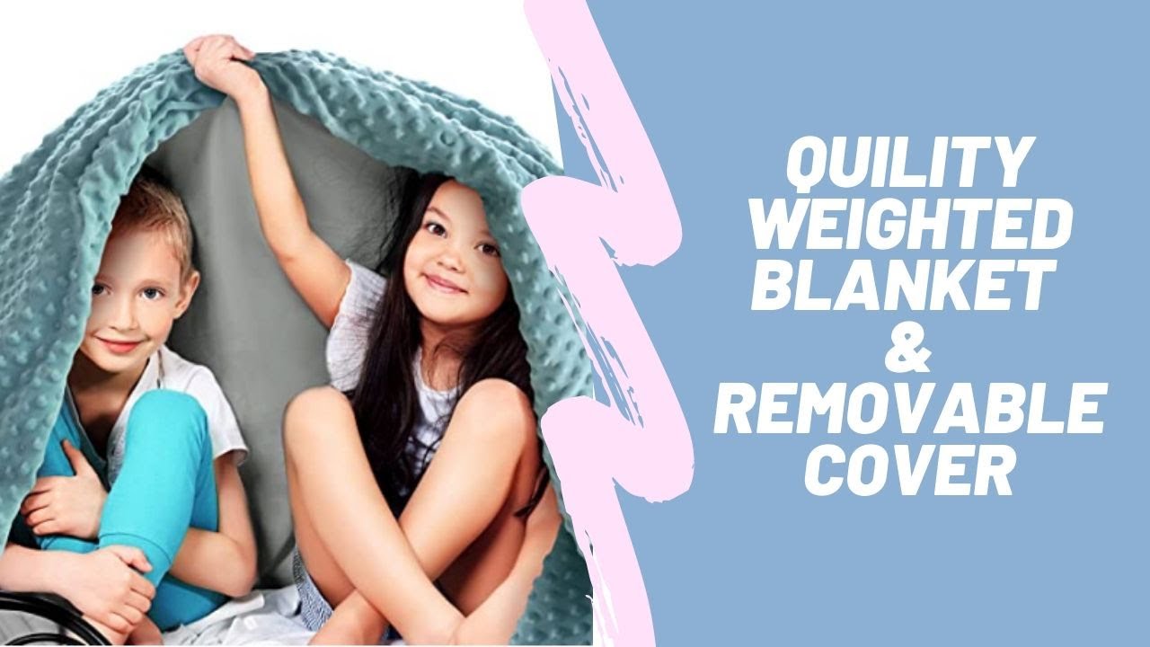 Quility Weighted Blanket & Removable Cover | Amazon - YouTube