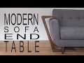 Modern Cantilevered Sofa End Table