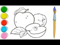 Mewarnai Buah Apel // How to Colour Apple