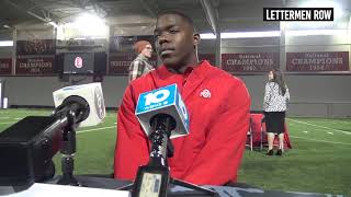 Zach Harrison: Ohio State defensive lineman speaks with the media for the first time