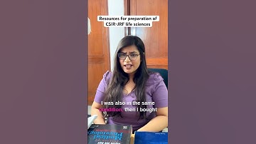 How I cleared CSIR JRF| Resources|Life sciences| #shorts #youtubeshorts #csirnet #phd #phdlife