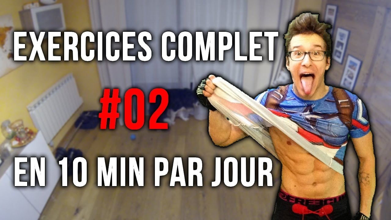 Video Exercices EXERCICES COMPLET EN 10 MIN - N°02 - YouTube