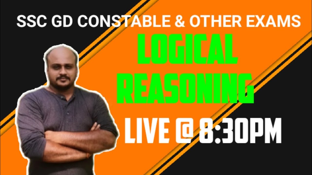 LOGICAL REASONING SSC GD CONSTABLE OTHER EXAMS YouTube