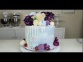 Watercolor Buttercream Cake Tutorial!