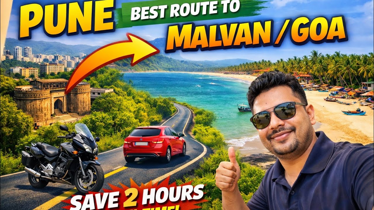 Pune to Goa in Record Time? 😱 This Route Saves 2 HOURS! #niishitsingh  #youtubeshorts @MrBeast 