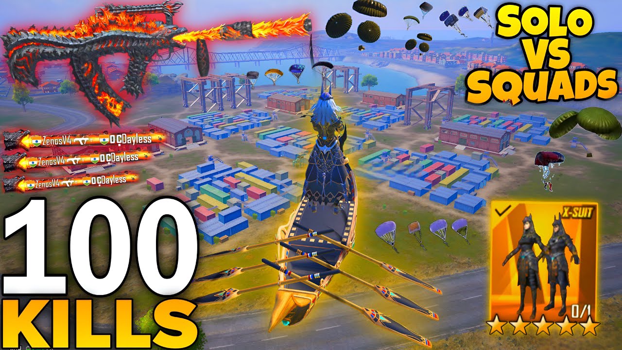 100 Solo KILLS!!😱ALL PRO PLAYERS RUSHED ME IN ERANGEL🔥 Pubg Mobile / BGMI