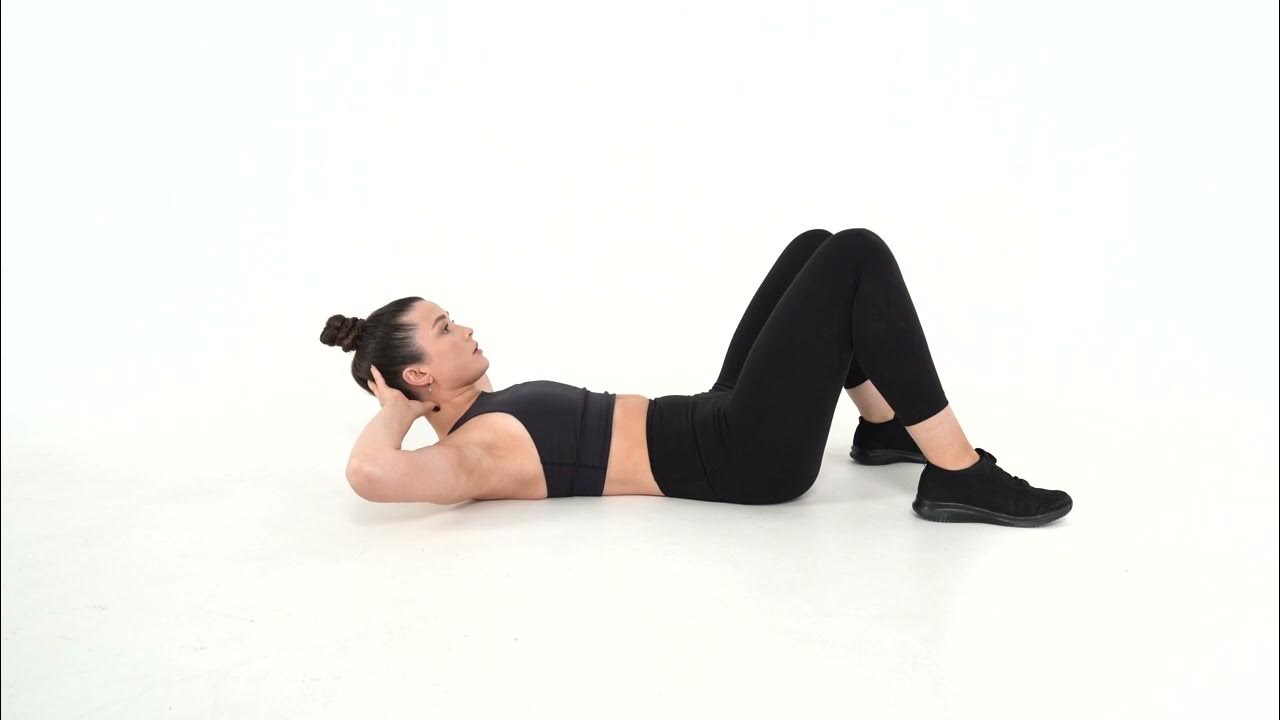 Partial Crunches Physical Therapy Exercises YouTube