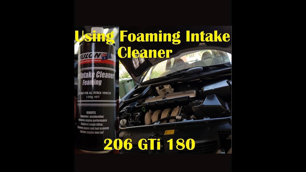 Nulon Foaming Intake Cleaner Peugeot 206 GTi 180 (206RC) YouTube