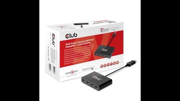 CSV 5400 Multi Stream Transport (MST) Hub DisplayPort™ 1.2 Quad Monitor