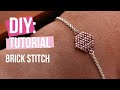 DIY tutorial: Brick stitch with Miyuki beads ♡ DIY