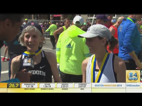 Joan Benoit Samuelson And Daughter Abby Finish Boston Marathon