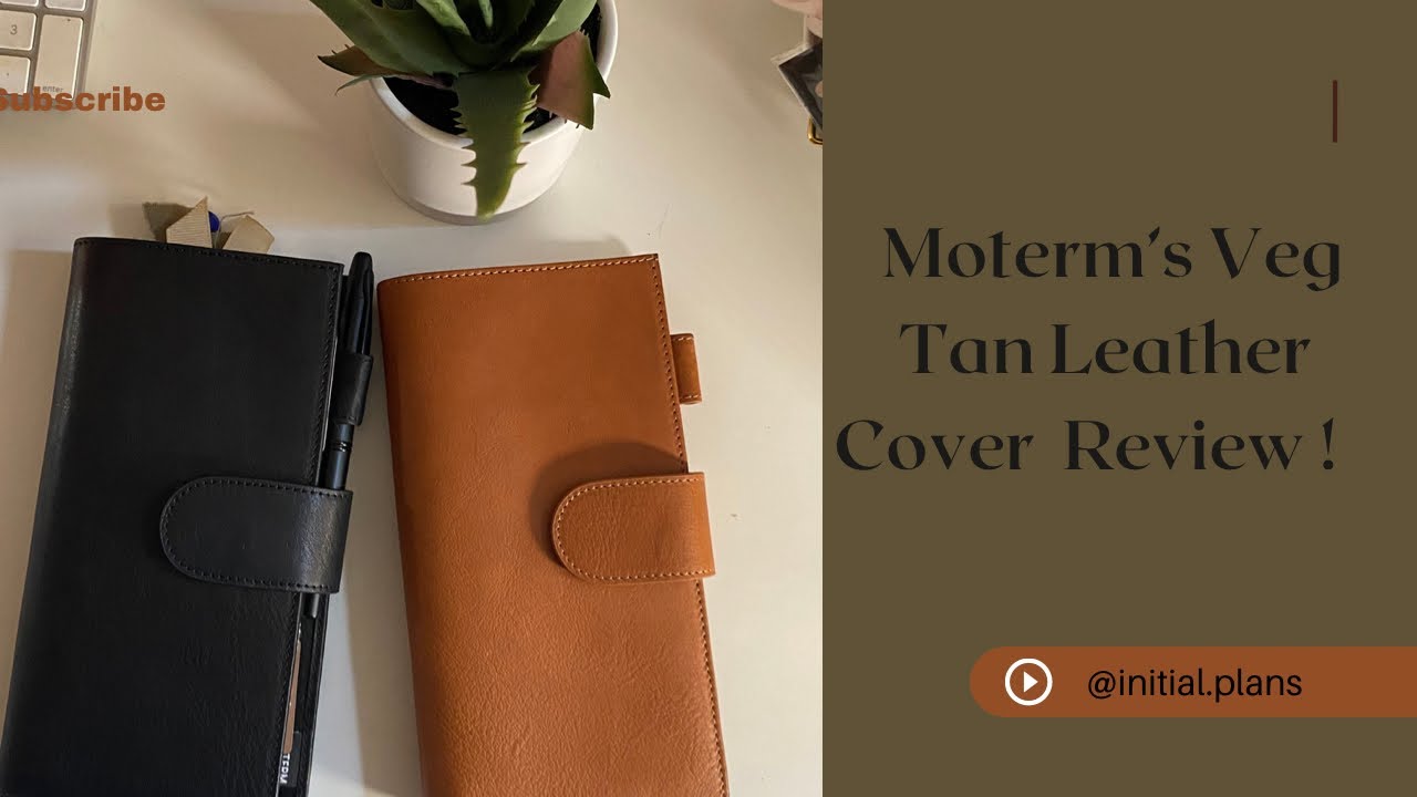 moterm a6 cover new dune full grain vegetable tanned leather
