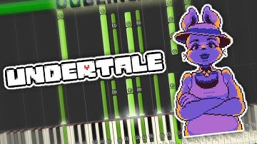 Undertale - Shop Theme Piano Tutorial Synthesia