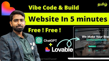 Build Website in 5 Minutes with AI Vibe Coding & Lovable 2025 (Step-by-Step Guide) Tamil