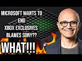 Microsoft Wants To End Xbox Games Exclusive But Blames Sony WHAT!!! - Gamepass Block Ps Plus Games