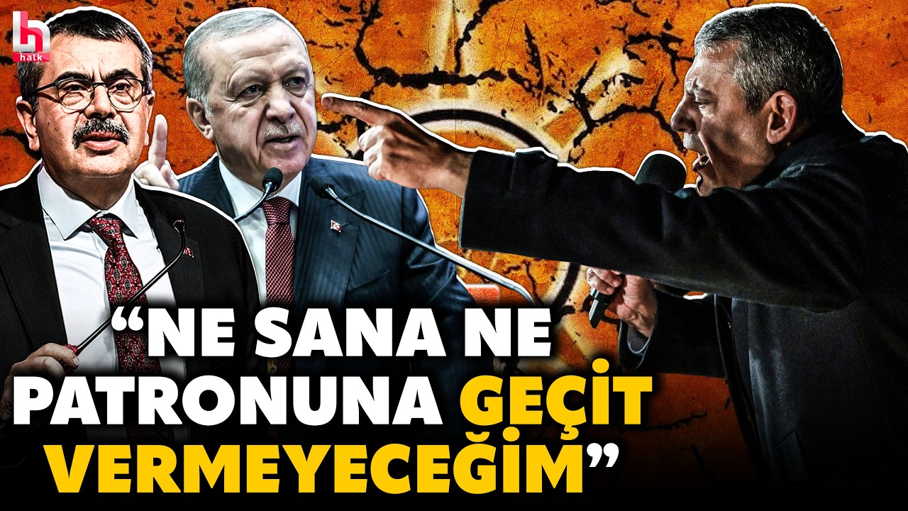 BAKAN TEKİN'İ REZİL RÜSVA ETTİ! Özgür Özel sesi kısılana kadar bağırdı! Meydan sloganlarla inledi!