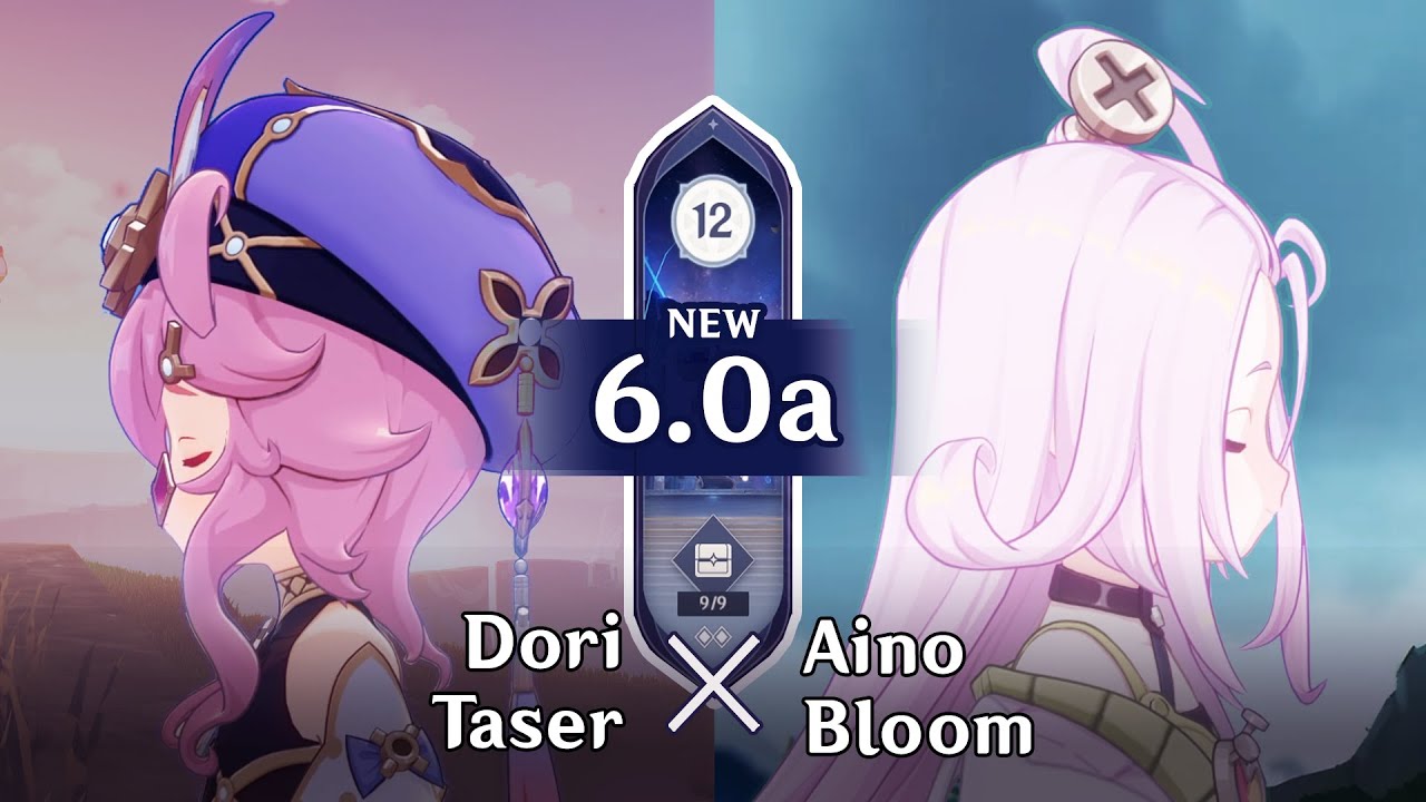 Dori (Top) - Aino (Bottom) | Spiral Abyss 6.0a | Genshin Impact Luna