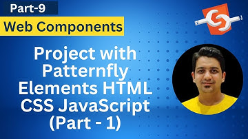 Project with Patternfly Elements (HTML, CSS, JS) | Web Tutorials Hindi (Part-1) | Anuj Singla #9