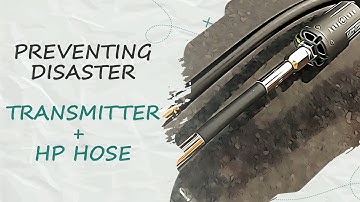 How to use a Transmitter with a High-pressure hose: Transmitter Dive Tips