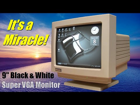 It&rsquo;s a Miracle! 9-inch black & white SVGA monitor