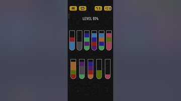 Water sort puzzle level 974