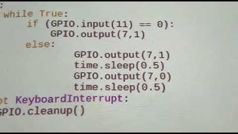 Coursera - The Raspberry Pi Platform and Python Programming for the Raspberry Pi Week 4