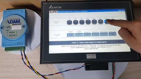Kết nối màn hình HMI DELTA với ADAM-4055 [Hướng dẫn trong phần mô tả]