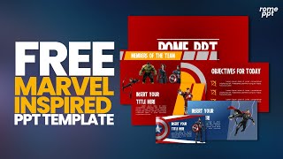 FREE Marvel-Inspired PPT Template | Animated