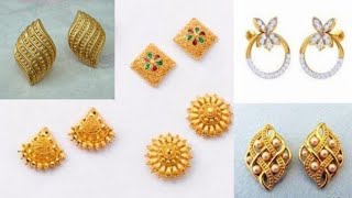 Sone Ke Tops // Gold Stud Earrings Design // Gold Earrings