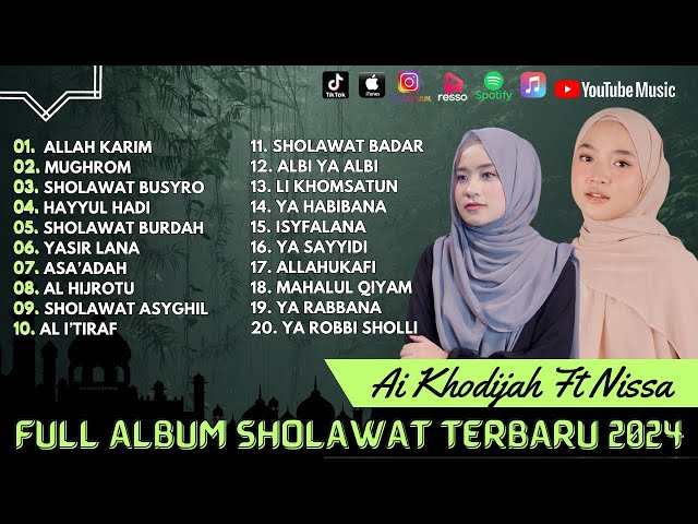 Sholawat Viral Ai Khodijah, Nissa Sabyan - Allah Karim - Mughrom Hayyul Hadi | Sholawat Terbaru class=