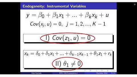 12.1) Instrumental Variables (IV): Assumptions