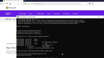 F# on .NET Core - The .NET Project System