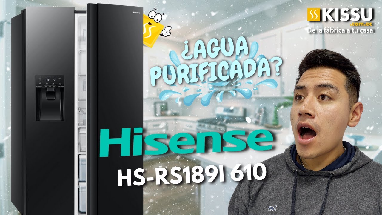 Refrigerador Dúplex Hisense 18 pies Tecnología Inverter y No Frost  RS19N6WCX