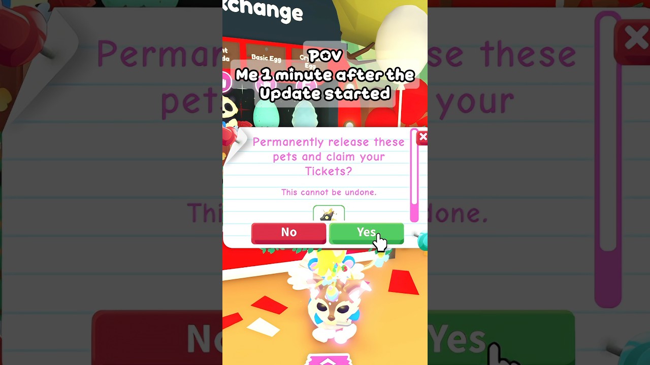 The way I ran to the Pet Releaser 🏃🏻‍♀️💨 