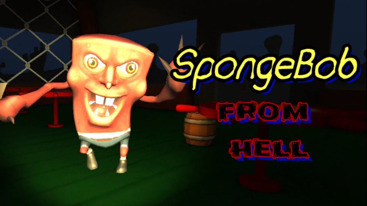 scary spongebob game