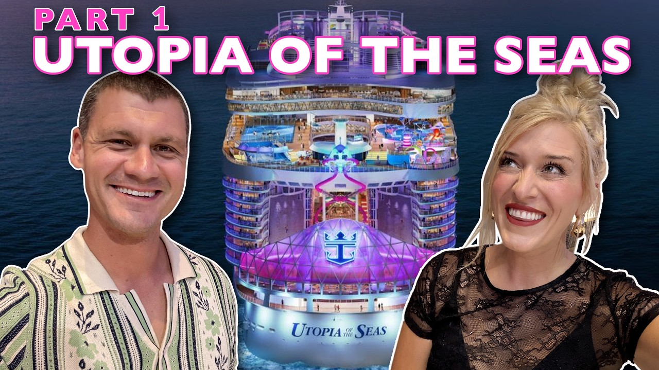 Our FIRST Cruise On Royal Caribbean | Utopia Of The Seas Part 1 | Dining, Room Tour, Activities