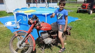 Старый Мотоцикл Минск125 1986г.в под восстановление!